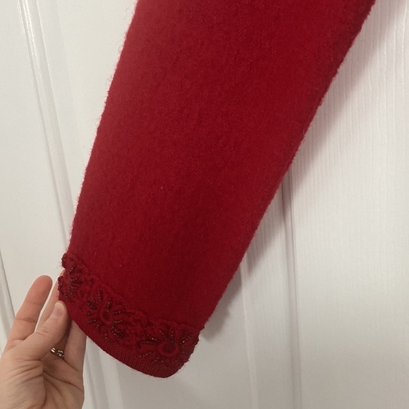 Chadwick’s winter red 100% wool jacket. - Picture 5 of 12